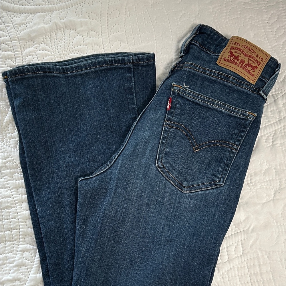 Levi's Women's Dark Blue Flare Jeans